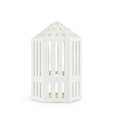 Kähler Urbania lyshus galleri hvid 18,5 cm