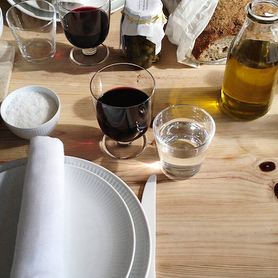 Royal Copenhagen Hvid Riflet skål 15 cl