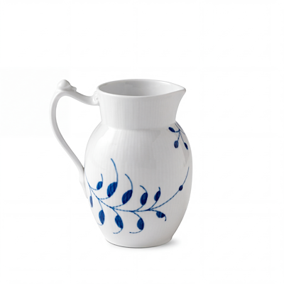 Royal Copenhagen Blå Mega Riflet kande 0,9 liter