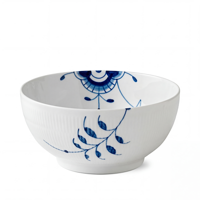 Royal Copenhagen Blå Mega Riflet skål 310 cl