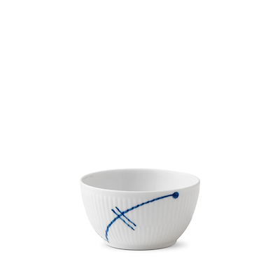 Royal Copenhagen Blå Mega Riflet skål 15 cl