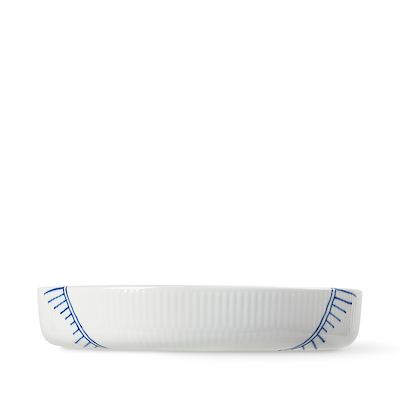 Royal Copenhagen Blå Mega Riflet ovnfast fad Ø 27 cm