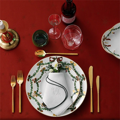 Royal Copenhagen Stjerne Riflet Jul tallerken 27 cm
