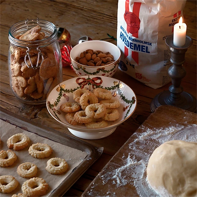 Royal Copenhagen Stjerne Riflet Jul skål 30 cl