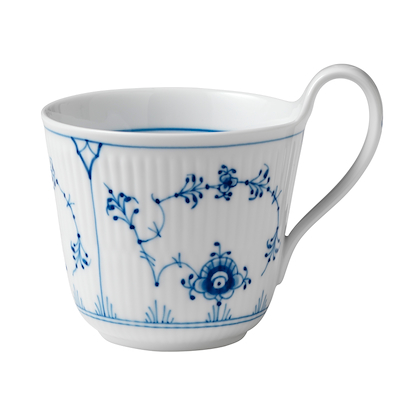 Royal Copenhagen Musselmalet Riflet højhankskop 33 cl