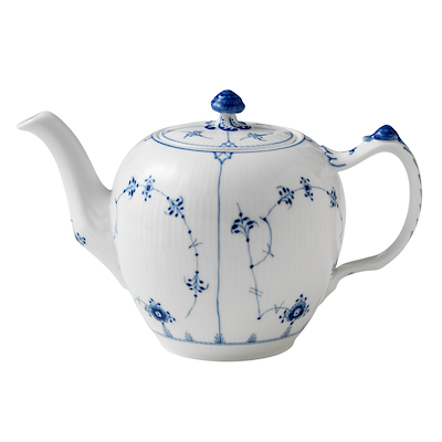 Royal Copenhagen Musselmalet Riflet tekande 1 liter