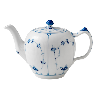 Royal Copenhagen Musselmalet Riflet tekande 1 ltr.