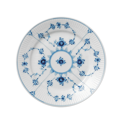 Royal Copenhagen Musselmalet Riflet tallerken Ø 27 cm
