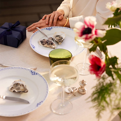 Royal Copenhagen Prinsesse Flad Tallerken 22 cm