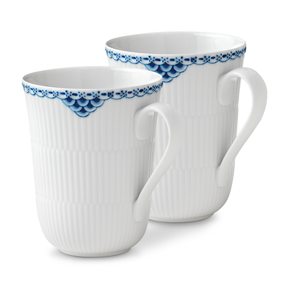 Royal Copenhagen Prinsesse krus 33 cl. 2 stk