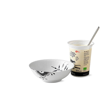 Royal Copenhagen Sort Mega Riflet Skål 35 cl