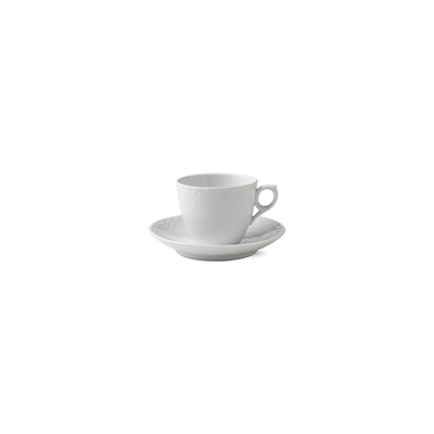 Royal Copenhagen Halvblonde kop hvid 17 cl