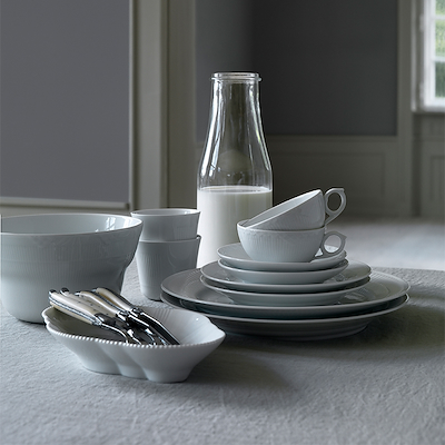 Royal Copenhagen Hvid Halvblonde kop 20 cl