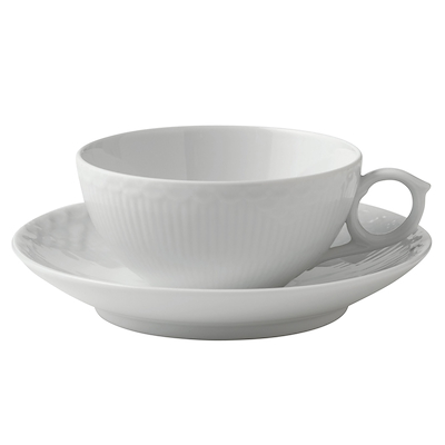 Royal Copenhagen Hvid Halvblonde kop 20 cl