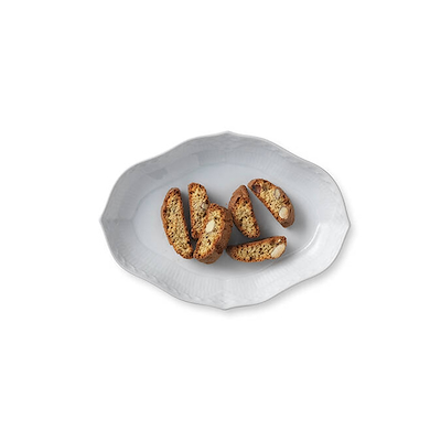 Royal Copenhagen Hvid Halvblonde fad 22 cm