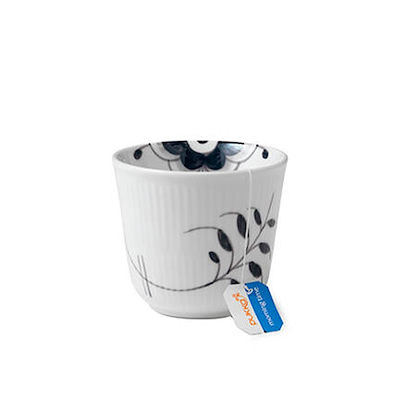 Royal Copenhagen sort Mega Riflet termokop 26 cl