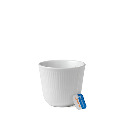 Royal Copenhagen Hvid Riflet termokop 26 cl