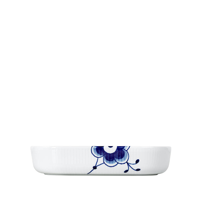 Royal Copenhagen Blå Mega Riflet ovnfast fad 25x25 cm