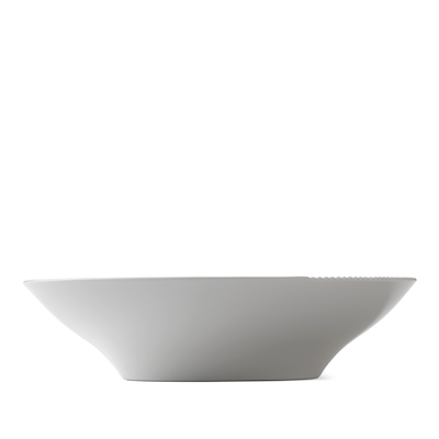 Royal Copenhagen hvid Elements dyb tallerken 25 cm