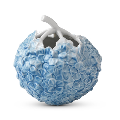 Royal Copenhagen The Art of Giving Flowers hortensia vase blå 10 cm