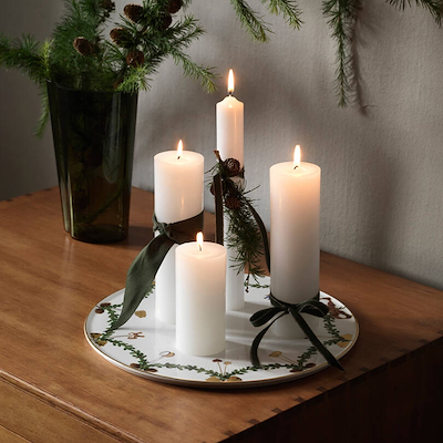 Royal Copenhagen Stjerne Riflet Jul Fad 32 cm