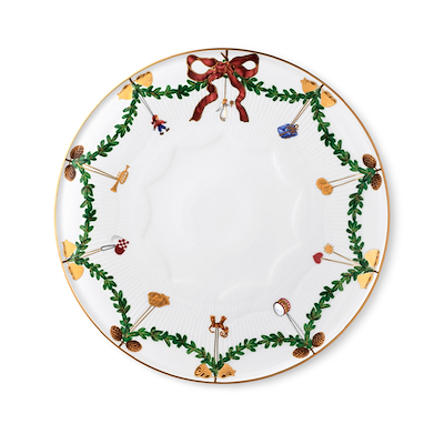 Royal Copenhagen Stjerne Riflet Jul Fad 32 cm