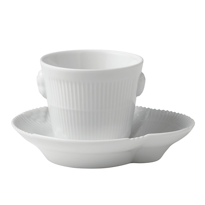 Royal Copenhagen Hvid Elements espressokop hvid 10 cl