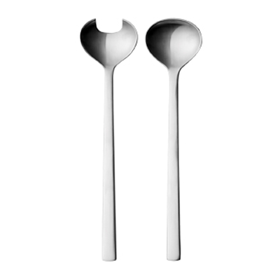 Georg Jensen New York salatsæt 2 dele mat stål