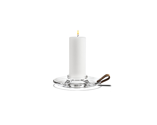 Holmegaard DWL bloklysestage klar 17 cm