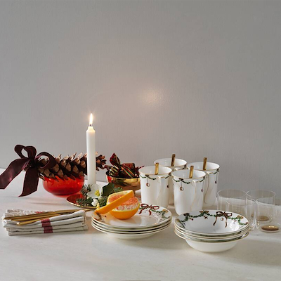 Royal Copenhagen Stjerne Riflet Jul tallerken 19 cm