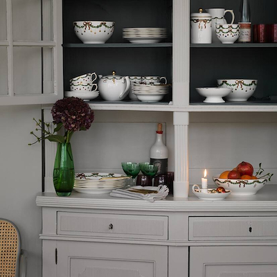 Royal Copenhagen Stjerne Riflet Jul fad 39 cm