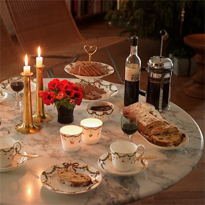 Royal Copenhagen Stjerne Riflet Jul fad 39 cm