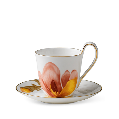 Royal Copenhagen Flora kop og underkop Magnolia 27 cl
