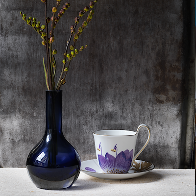 Royal Copenhagen Flora kop og underkop Stedmoder 27 cl