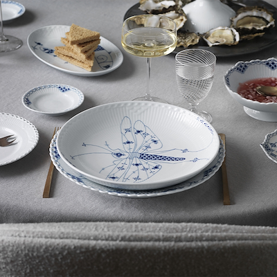 Royal Copenhagen Prinsesse tallerken 11 cm 5-pak