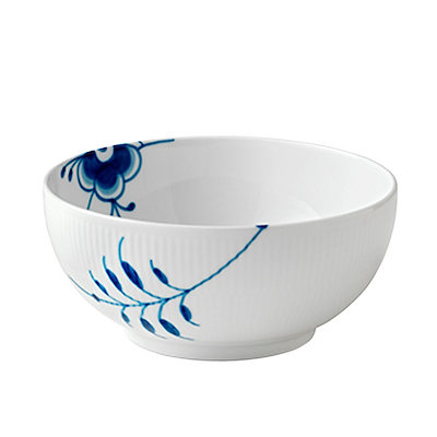 Royal Copenhagen Blå Mega Riflet skål 180 cl