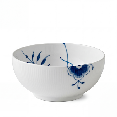 Royal Copenhagen Blå Mega Riflet skål 180 cl