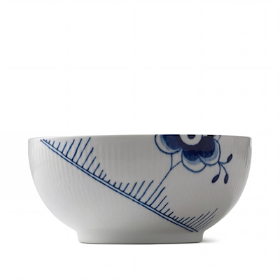 Royal Copenhagen Blå Mega Riflet skål 110 cl