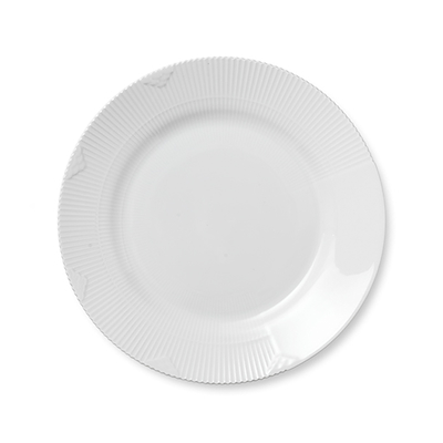 Royal Copenhagen Hvid Elements tallerken 28 cm