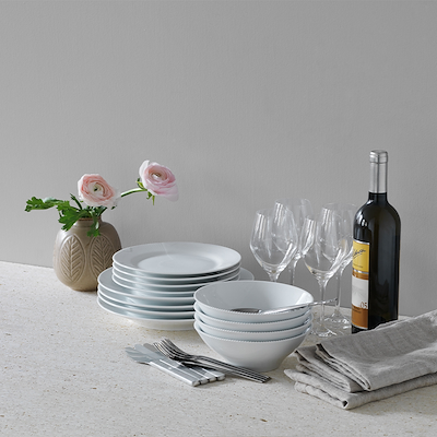 Royal Copenhagen hvid Elements skål hvid 78 cl