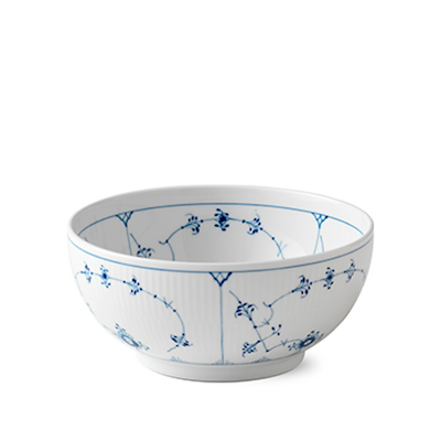 Royal Copenhagen Musselmalet Riflet skål 180 cl