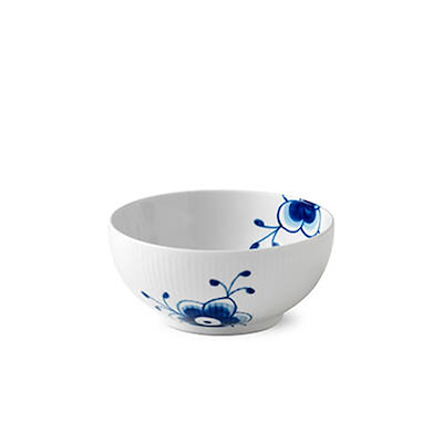 Royal Copenhagen Blå Mega Riflet skål 73 cl