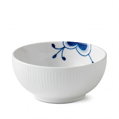 Royal Copenhagen Blå Mega Riflet skål 47 cl