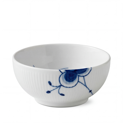 Royal Copenhagen Blå Mega Riflet skål 47 cl