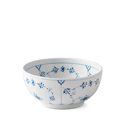 Royal Copenhagen Musselmalet Riflet skål 110 cl