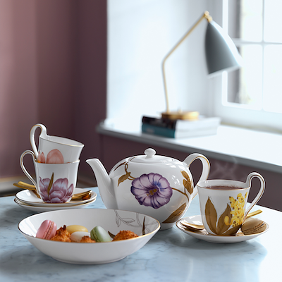 Royal Copenhagen Flora tekande Snerle 1,3 liter