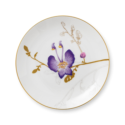 Royal Copenhagen Flora tallerken Stedmoderblomst 22 cm