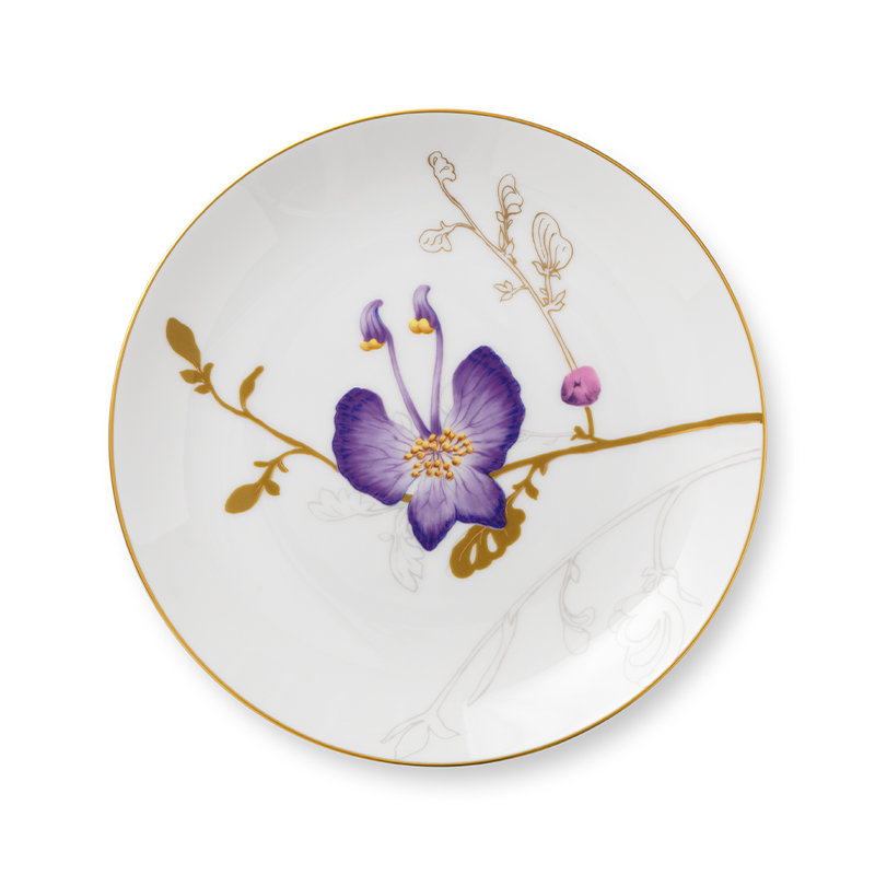 Royal Copenhagen Flora tallerken 22 cm stedmoderblomst