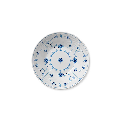 Royal Copenhagen Musselmalet Riflet tallerken dyb 24 cm