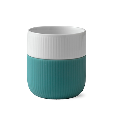Royal Copenhagen Riflet Contrast krus opal 35 cl